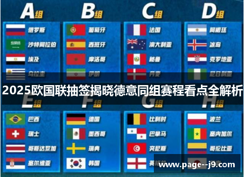2025欧国联抽签揭晓德意同组赛程看点全解析